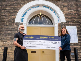 A cheque for £10,000… It’s The Stuff of Legend. - Adnams PLC