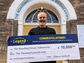 A cheque for £10,000… It’s The Stuff of Legend. - Adnams PLC
