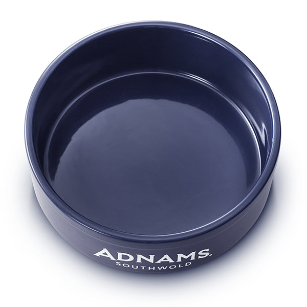 Adnams Blue Stoneware Pet Bowl