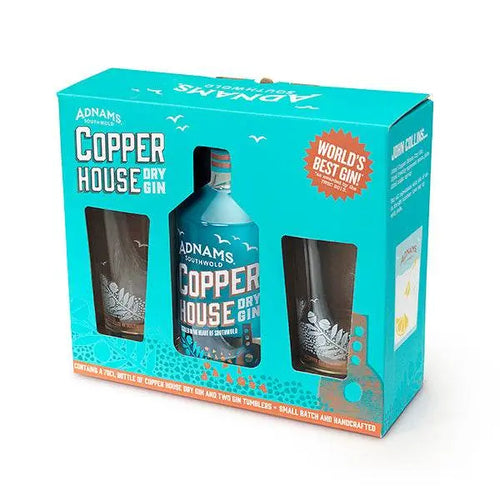Adnams Copper House Gin & Glasses Gift Set - Adnams PLC