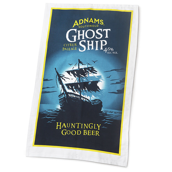 Adnams Ghost Ship Tea Towel