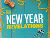New Year revelations poster with cork