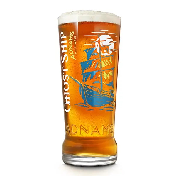 Adnams Ghost Ship Pint Glass, box of 6