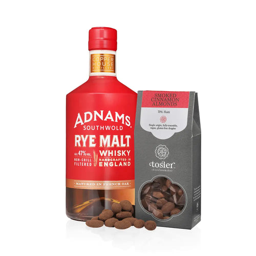 Adnams Rye Whisky and Tosier Smoked Cinnamon Nuts bundle - Adnams PLC