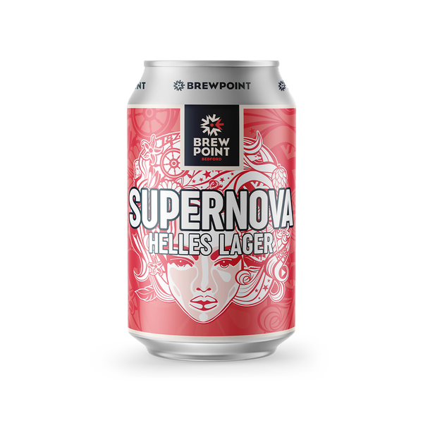 Brewpoint's Supernova, Helles Lager Cans