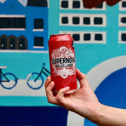 Brewpoint's Supernova, Helles Lager Cans - Adnams PLC