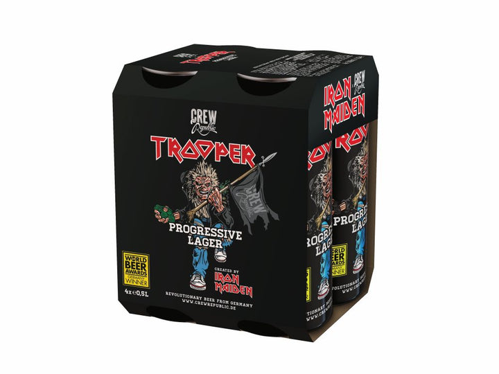TROOPER Progressive Lager Cans