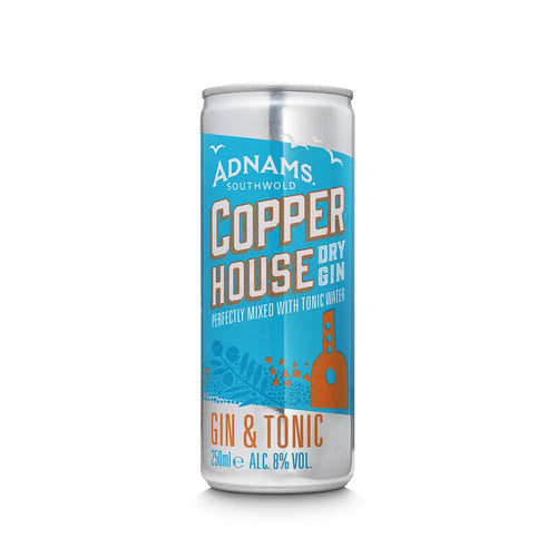 Copper House Dry Gin & Tonic Cans - Adnams PLC