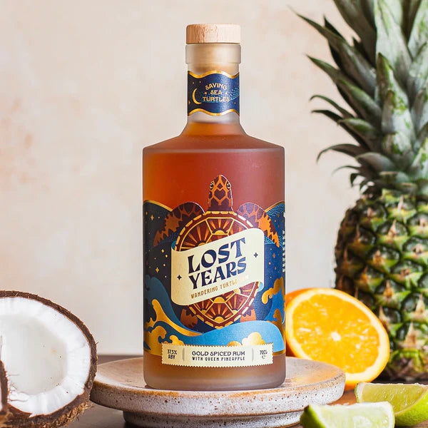 Lost Years Gold Spiced Rum with Queen Pineapple