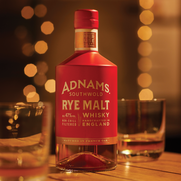 Adnams Rye Whisky and Tosier Smoked Cinnamon Nuts bundle