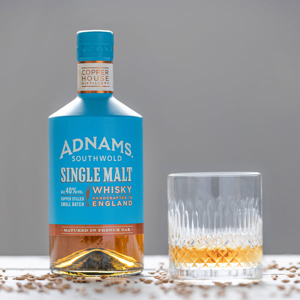 Adnams Single Malt Whisky & Tumblers Gift Pack