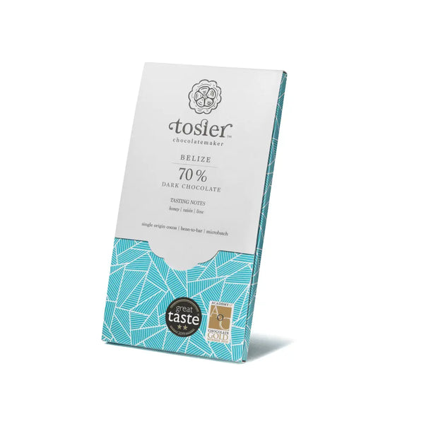 Tosier 70% Chocolate Bar Belize 60g - Adnams PLC