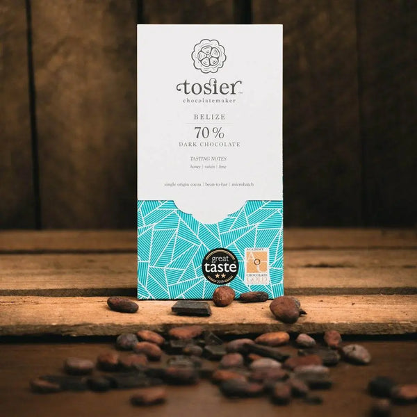 Tosier 70% Chocolate Bar Belize 60g - Adnams PLC