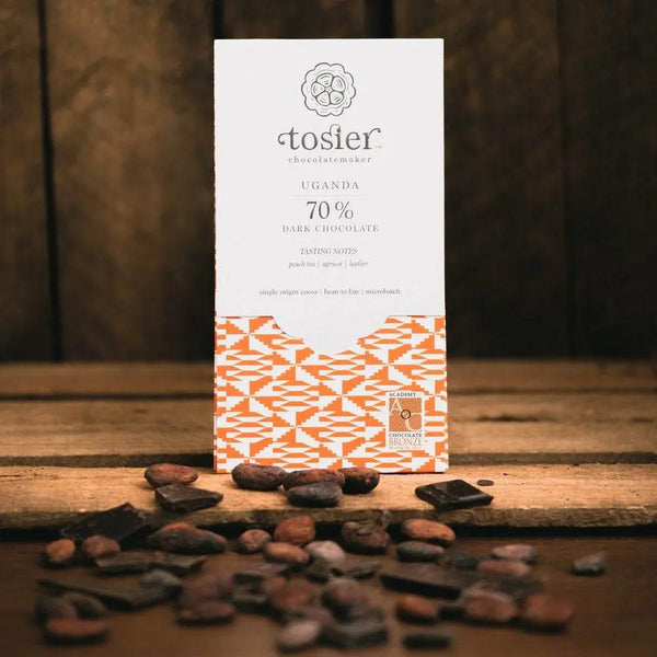 Tosier 70% Chocolate Bar Uganda 60g - Adnams PLC