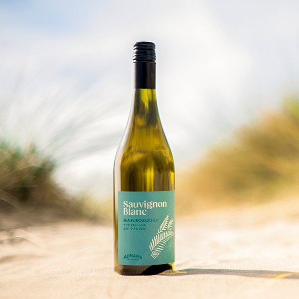 Adnams 9.5% Marlborough Sauvignon Blanc, New Zealand on the sand