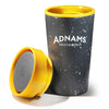 Adnams Black and Yellow Recycled Coffee Cup Takeaway Sustainable
